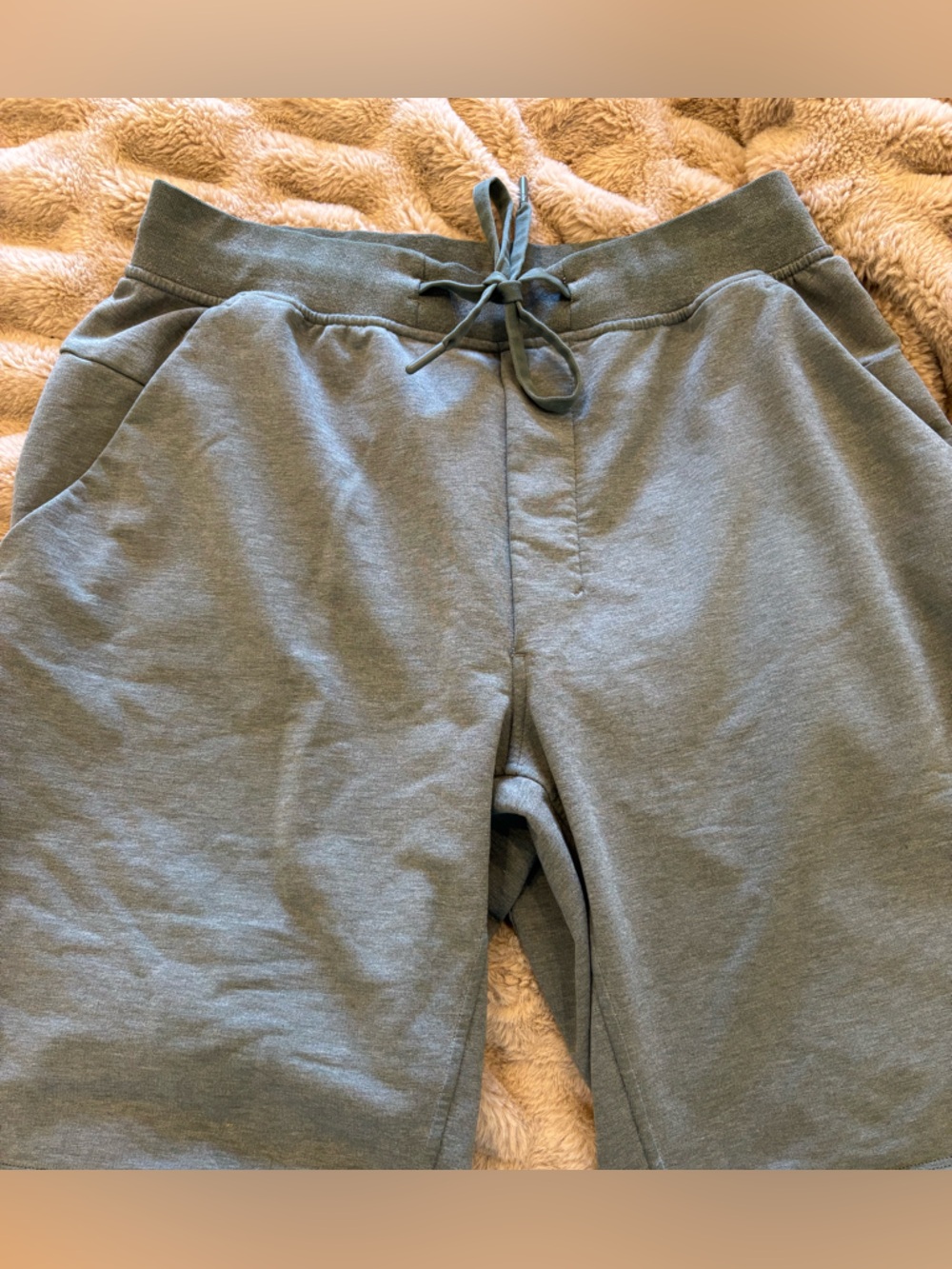 lululemon city sweat shorts workout lounge casual relax comfy unlined pockets M